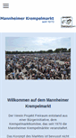 Mobile Screenshot of mannheimer-krempelmarkt.de